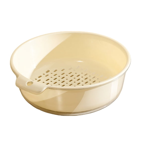 SouMaox Drainage Basket, Detachable Layered Colander, Kitchen Sieve, Washing Straining Vegetables, for Home Culinary Preparation