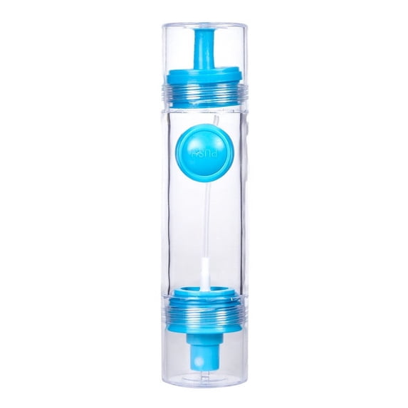 SouMaox Dual Function Oil Dispenser, Transparent Leak-Resistant Sprayer, Vinegar Pourer, Seasoning Bottle for Kitchen Use