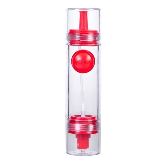 SouMaox Dual Function Oil Dispenser, Transparent Leak-Resistant Sprayer, Vinegar Pourer, Seasoning Bottle for Kitchen Use