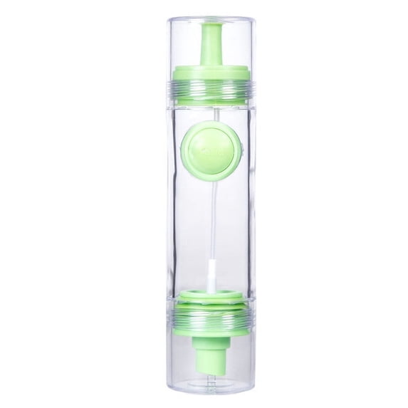 SouMaox Dual Function Oil Dispenser, Transparent Leak-Resistant Sprayer, Vinegar Pourer, Seasoning Bottle for Kitchen Use