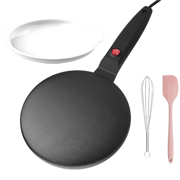 SouMaox Electric Pancake Maker Rapid Griddle Breakfast Crepe Machine Tortilla Cooker for Home Kitchen Brunch Party Family Gathering
