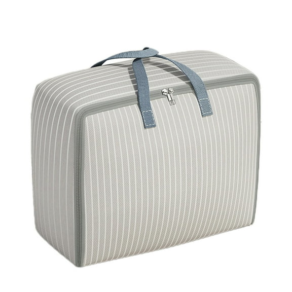 SouMaox Fabric Storage Bag, Sturdy Oxford Cloth, Reinforced Handles, Organize Seasonal Bedding Clothes, for Closet Wardrobe Attic Garage