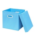 thumbnail image 1 of SouMaox Fabric Storage Box, Foldable Space Saving Design, Sturdy Integrated Lid, Organizing Household Goods for Closet Shelf Arrangement, 1 of 6