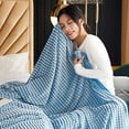 thumbnail image 1 of SouMaox Flannel Napping Blanket, Breathable Soft Fleece Throw, Machine Washable Cozy Cover for Living Room Bedding Reading Couch, 1 of 9