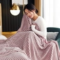 thumbnail image 1 of SouMaox Flannel Napping Blanket, Breathable Soft Fleece Throw, Machine Washable Cozy Cover for Living Room Bedding Reading Couch, 1 of 7