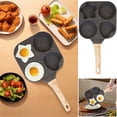 thumbnail image 1 of SouMaox Flat-bottomed Omelette Pan, Die-casting Surface, Rapid Heat Conduction, Frying Breakfast Eggs for Home Kitchen Cooking, 1 of 7