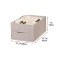 thumbnail image 1 of SouMaox Foldable Closet Drawer Organizer Fabric Clothing Storage Box Compartment Pants Bin Wardrobe Dresser Desktop Home Arrangement Tool, 1 of 8