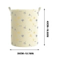 thumbnail image 1 of SouMaox Foldable Laundry Basket Portable Dirty Clothes Bin Collapsible Storage Bucket Plastic Hamper Handle Space Saving Utility Container, 1 of 7