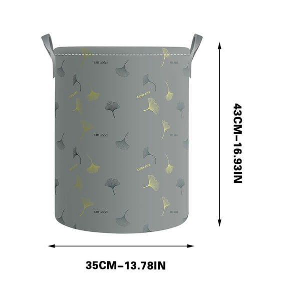 SouMaox Foldable Laundry Basket Portable Dirty Clothes Bin Collapsible Storage Bucket Plastic Hamper Handle Space Saving Utility Container