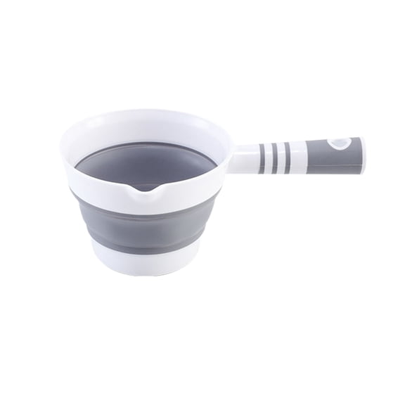 SouMaox Folding Water Scoop Portable Space Saving Design Collapsible Rinse Ladle Kitchen Utility Tool for Home Camping Outdoor Activities