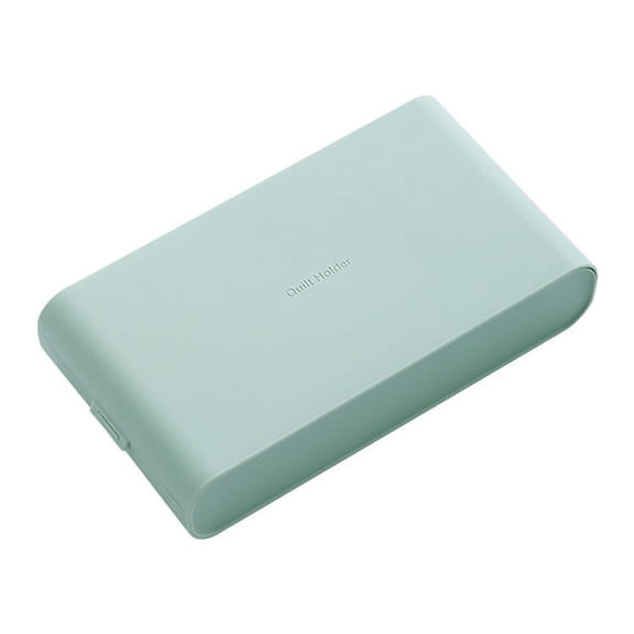 SouMaox Frosted Stationery Box, Double Layer Matte Finish Organizer, Desktop Pencil Case, Portable Storage Holder for Office Desk