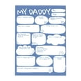 thumbnail image 1 of SouMaox Funny Fathers Day Card Unique Fill in Blanks Birthday Card for Dad Interesting Greeting Card Keepsake Stationery Gift, 1 of 6