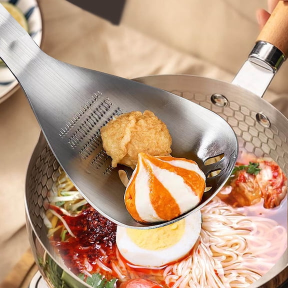 SouMaox Ginger Grinder Spoon Manual Garlic Press Stainless Steel Kitchen Grating Tool Handheld Wasabi Zester Durable Spice Mincing Utensil