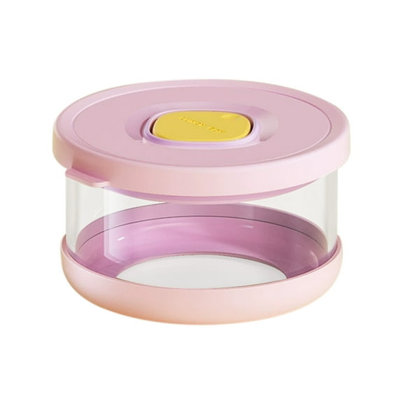 SouMaox Glass Lunch Box Sealed Divided Design Microwave Meal Prep Container for Office Outdoor Picnic Portable Fruit Salad Storage