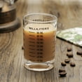 thumbnail image 1 of SouMaox Glass Ounce Measuring Cup Heavy Base Clear Espresso Shot Glass Measurement Tool for Home Bar Kitchen Coffee Brewing, 1 of 9