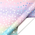 thumbnail image 1 of SouMaox Gradient Glossy Wrapping Paper, Metallic Foil Roll, Large Size Wrap for Birthday Party Presents, 1 of 8