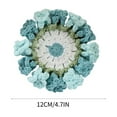 thumbnail image 1 of SouMaox Handmade Knitted Floral Coaster Lily Valley Woven Table Mat Decorative Crochet Cup Pad Mother Girlfriend Gift Home Kitchen Decor, 1 of 9