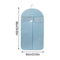thumbnail image 1 of SouMaox Hanging Garment Bag, Clear Wardrobe Coat Cover Suit Storage Pouch for Closet Organization, 1 of 9