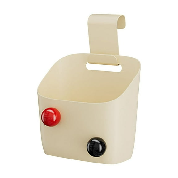 SouMaox Hanging Storage Basket Wall Mounted Hook Design Space Saving Dormitory Organizer for Bedside Bunk Organization