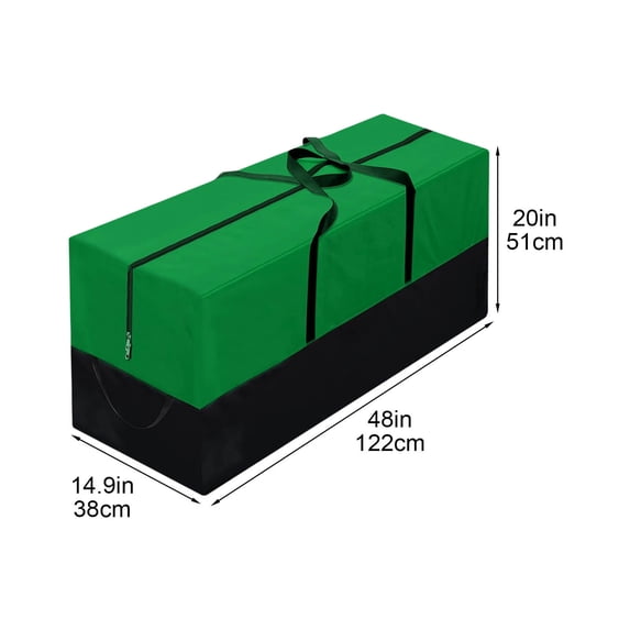 SouMaox Holiday Fir Organizer, Large Capacity Dust-Resistant Container, Artificial Tree Carrier, Seasonal Decor Storage for Garage Attic