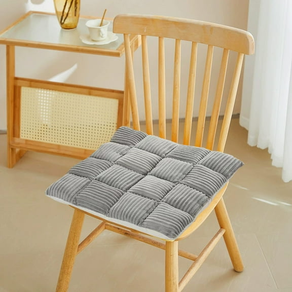 SouMaox Indoor Seating Cushion Winter Warm Chair Pad Versatile Soft Floor Pillow Plush Decorative Home Accent Gray Comfortable Living Room