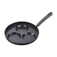 thumbnail image 1 of SouMaox Iron Skillet Cookware Long Cool Handle Frying Pan Hanging Loop Kitchen Gear Portable Campfire Griddle Home Stove Top Searing Tool, 1 of 7