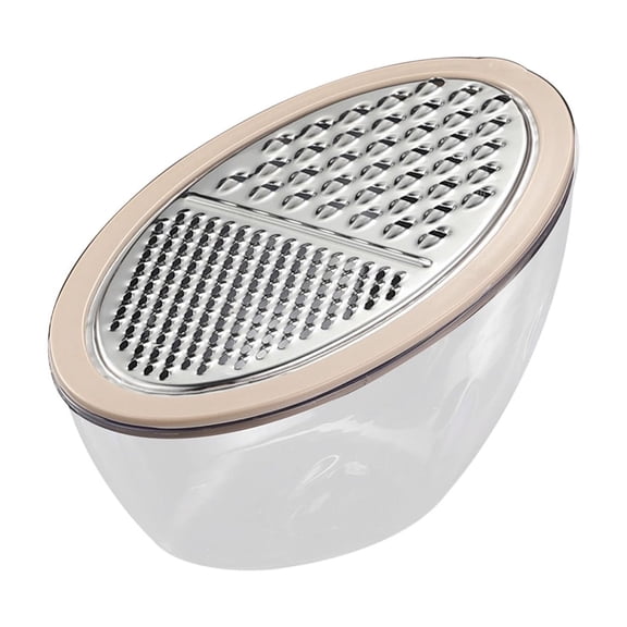 SouMaox Julienne Peeler Multifunctional Shredder Stainless Steel Blade Vegetable Slicer Kitchen Chopping Tool Storage Basin Container