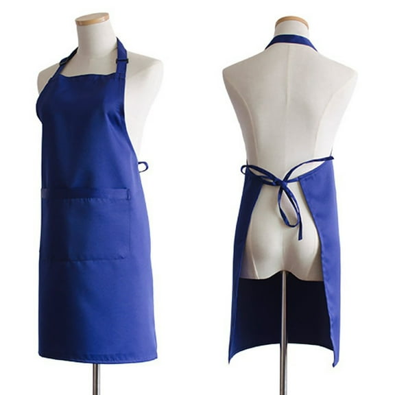 SouMaox Kitchen Apron, Stain Resistant Chef Smock, Cooking Bib, Clothing Cover, for Backyard Grilling