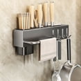 thumbnail image 1 of SouMaox Kitchen Organizer Rack Wall Mounted Storage Hook Hanging Caddy Utensil Holder Organization for Modern Home Culinary Spaces, 1 of 9