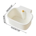 thumbnail image 1 of SouMaox Kitchen Sink Strainer Basket, Hangable Food Waste Separator, Fruit Vegetable Washing Draining Colander, Over Sink Storage Organizer, 1 of 8
