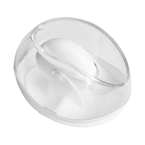 SouMaox Magnetic Paperclip Dispenser Roller Wheel Design Clear Lid Desktop Organiser Storage for Home Office Desk Workspace Arrangement