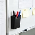 thumbnail image 1 of SouMaox Magnetic Pen Container, Wall Mounted Whiteboard Marker Storage Box, Large Capacity Hanging Organizer for Chalkboard, Refrigerator, Office and Classroom, 1.1" x 2.48" x 3.35" Black, 1 of 6