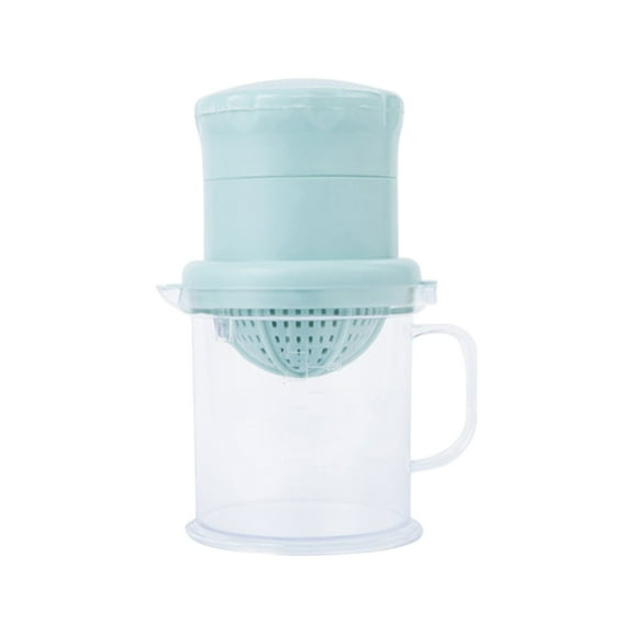 SouMaox Manual Juicer Cup Portable Lemon Squeezer Hand Press Fruit Extractor Integrated Pulp Separator Kitchen Citrus Tool Versatile Juicing