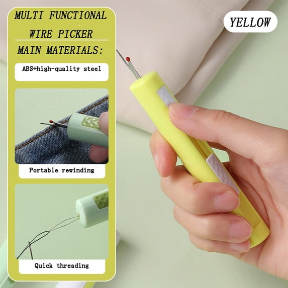 SouMaox Manual Threader Tool Seamless Operation Sewing Device Quick Needle Insertion for Home Crafting Projects