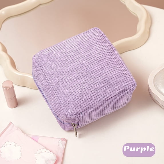 SouMaox Menstrual Pouch Discreet Portable Sanitary Organizer Privacy Storage for Daily Travel