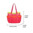 thumbnail image 1 of SouMaox Mesh Beach Bag, Large Travel Tote, Portable Swimming Gear Storage, Foldable Vacation Handbag, Multipurpose Sandproof Shoulder Bag, 1 of 8