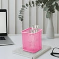thumbnail image 1 of SouMaox Mesh Pencil Cup Metal Desk Organizer Pen Storage Bucket Stationery Holder for Office Workspace Home Desk Organization, 1 of 9