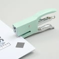 thumbnail image 1 of SouMaox Metal Handheld Stapler, Macaroon Tone Alloy Binding Tool, Manual Paper Fastener for Office Desktop Stationery Tasks, 1 of 7