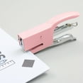 thumbnail image 1 of SouMaox Metal Handheld Stapler, Macaroon Tone Alloy Binding Tool, Manual Paper Fastener for Office Desktop Stationery Tasks, 1 of 9