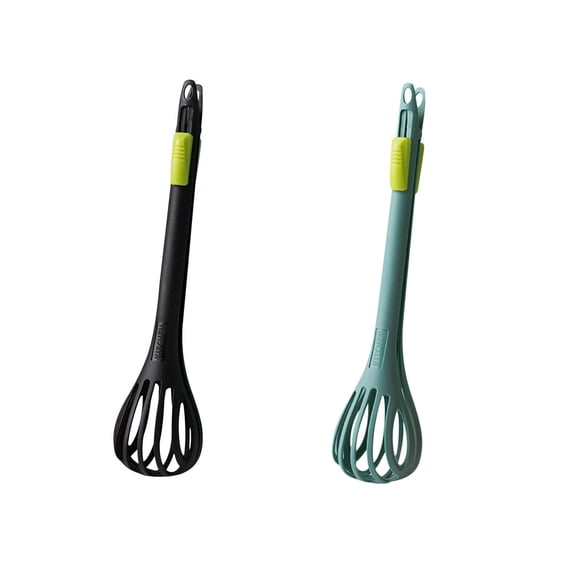 SouMaox Multifunctional Egg Beater, Dual Purpose Grip, Nylon Pasta Tong, Stirring Serving Prep for Home Kitchen Cooking Baking Tasks