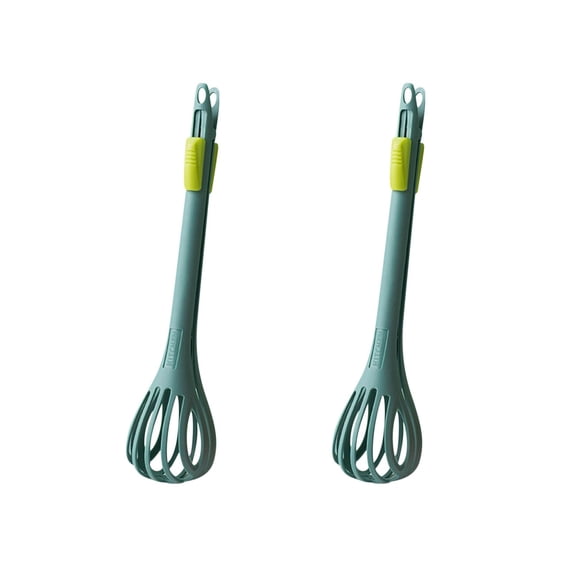 SouMaox Multifunctional Egg Beater, Dual Purpose Grip, Nylon Pasta Tong, Stirring Serving Prep for Home Kitchen Cooking Baking Tasks