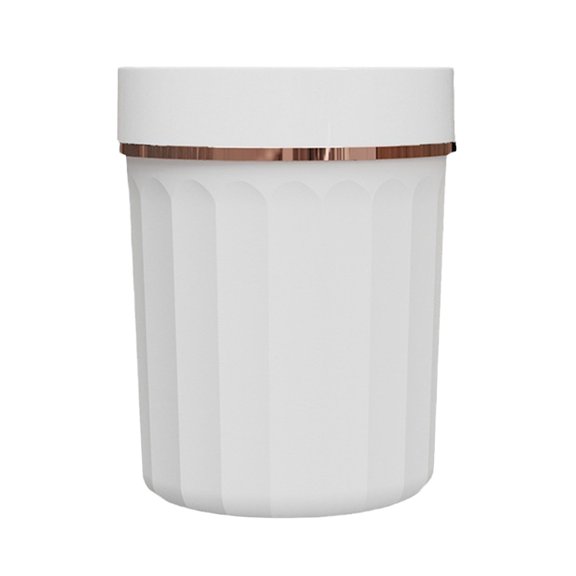 SouMaox Open Top Garbage Bin, Sleek Narrow Profile, Hidden Bag Ring Design, Waste Management Container for Home Kitchen Bathroom Office