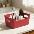 thumbnail image 1 of SouMaox Organization Bin Stackable Structure Storage Container Tidying Supplies for Pantry Shelves, 1 of 9