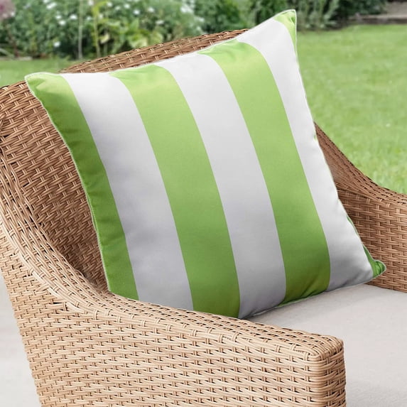 SouMaox Outdoor Pillowcase Water-Resistant Stripe Printed Cushion Cover Weather Resistant Decor for Patio Garden Tent Yard Porch Furniture