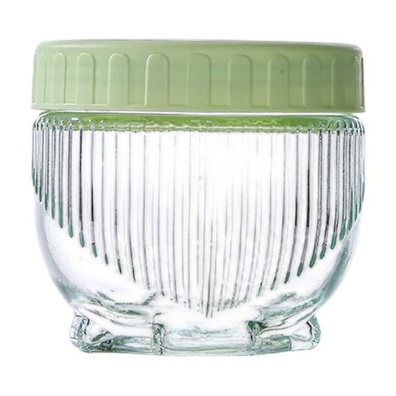 SouMaox Paw Shape Glass Jars Stackable Interlocking Design Airtight Kitchen Dry Goods Storage for Pantry Organization Home Decor