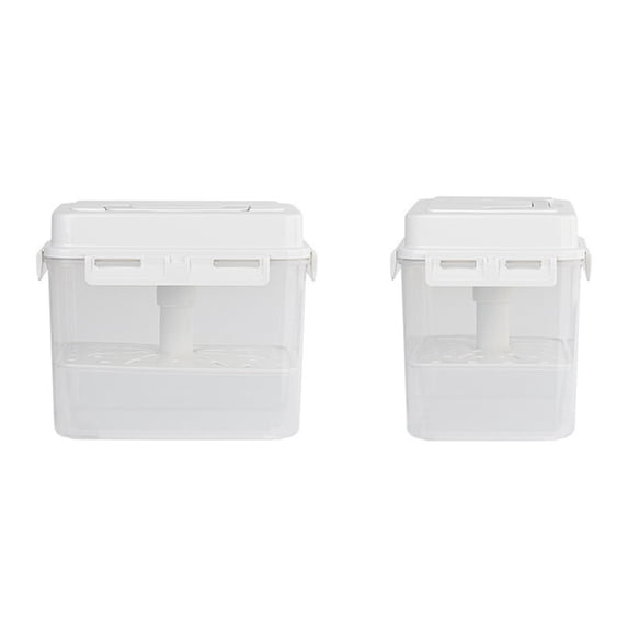 SouMaox Pickle Jar Press Type Fermentation Container Household Kimchi Storage Canister Transparent Sealed Pot Kitchen Vegetable Crock