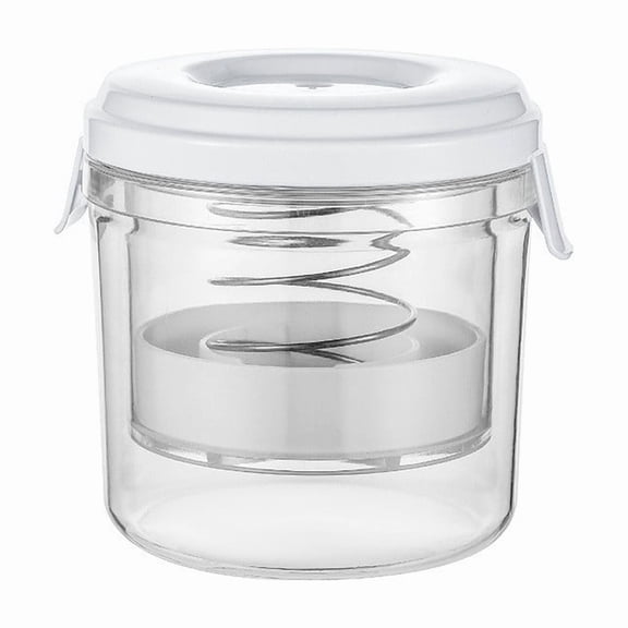 SouMaox Pickle Jar Press Type Kimchi Container Household Fermentation Tank Vegetable Storage Organizer Large Opening Clear Kitchen Barrel