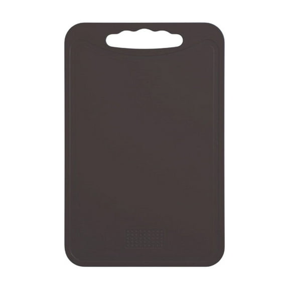 SouMaox Plastic Cutting Board Lightweight Kitchen Chopping Mat Non Slip Base Portable Prep Surface Hanging Handle Veggie Meat Tool