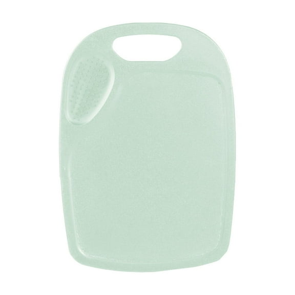 SouMaox Plastic Cutting Board Non Slip Reversible Kitchen Prep Surface Meat Vegetable Slicing Mat Easy Grip Handle Grinding Zone Dishwasher