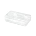 thumbnail image 1 of SouMaox Plastic Pencil Box Stackable Clear Storage Container Desktop Organizer for Office Supplies, 1 of 8